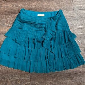 Ulla Johnson Vibrant Teal Skirt